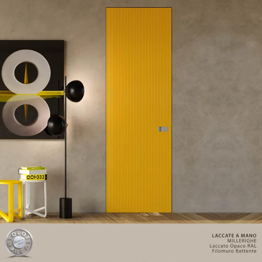 Internal doors colored and lacquered RAL Bertolotto.