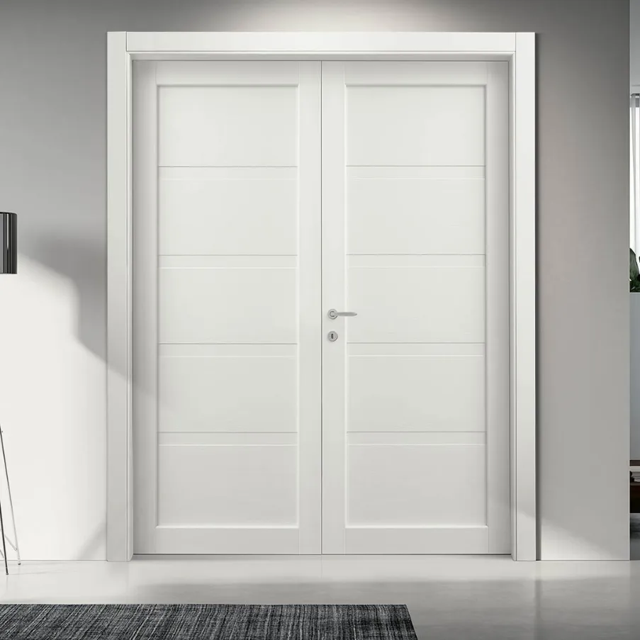 Elegant white internal doors by Bertolotto.