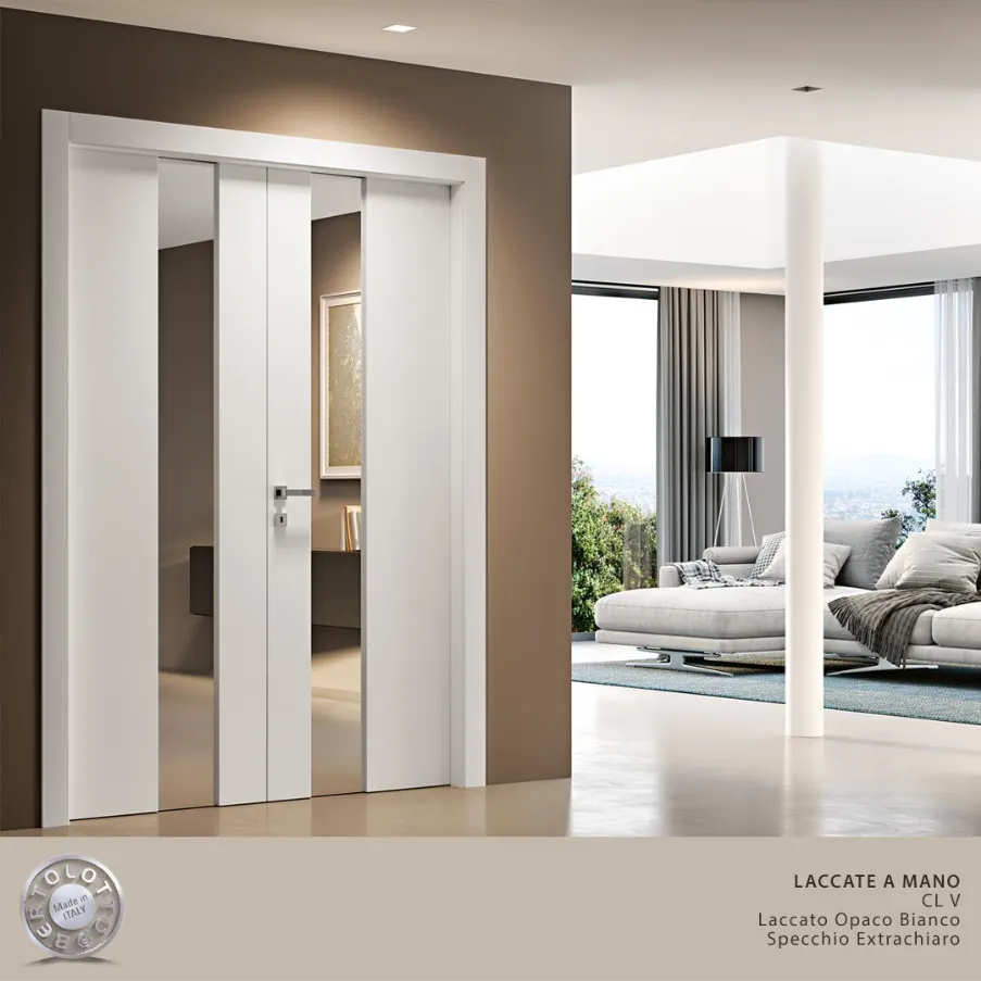 mirror doors bertolotto cl hand lacquered